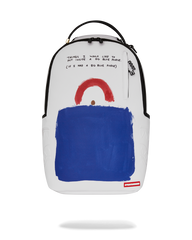 KEITH HARING BIG BLUE PURSE ART BACKPACK