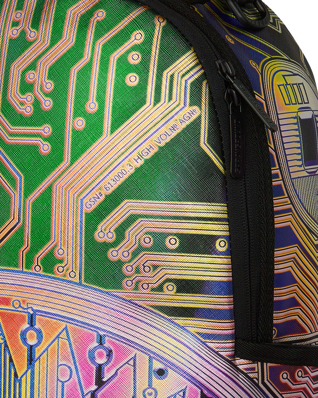 CIRCUIT BOARD MAGNETIC GRID BACKPACK