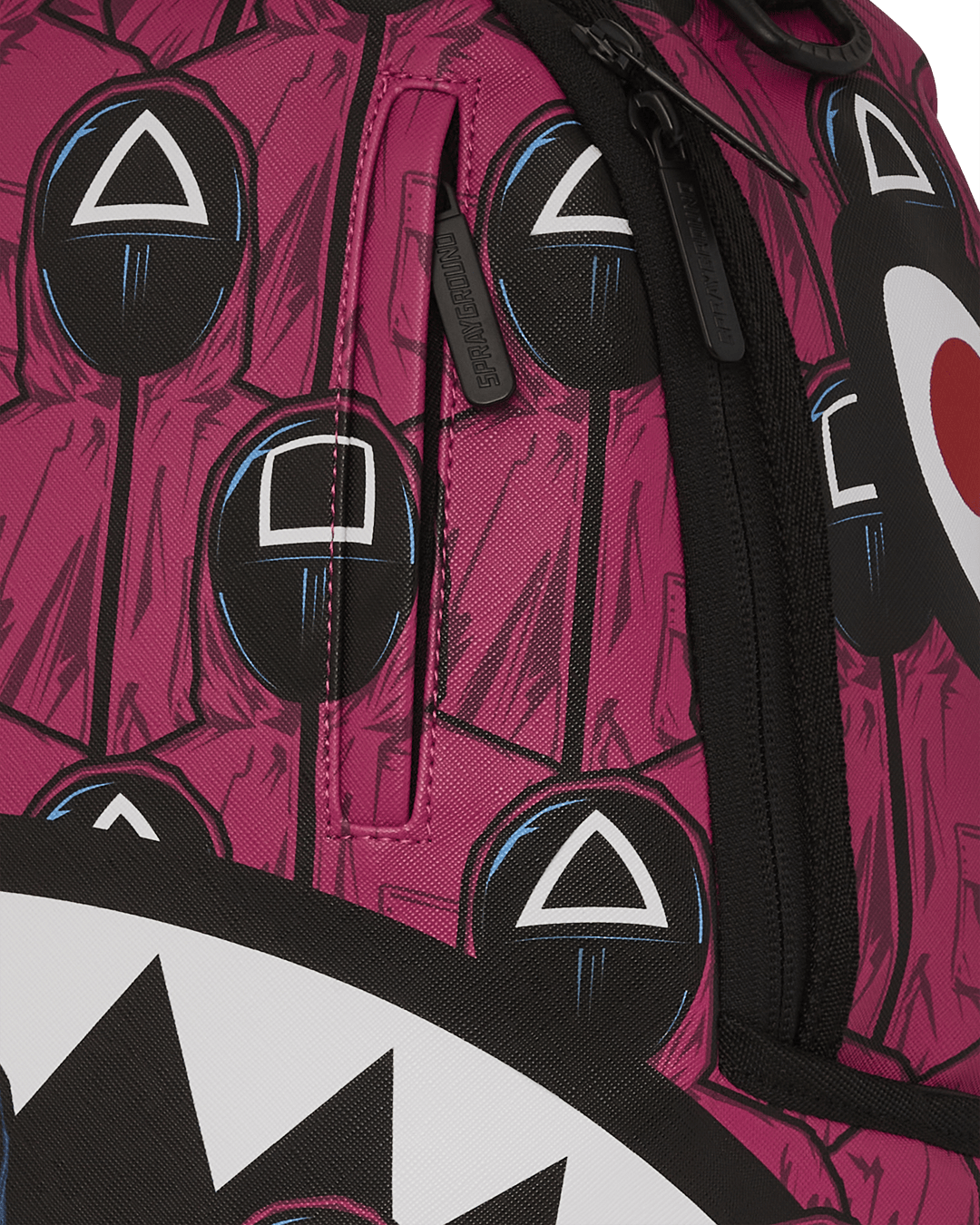 SQUID GAME COLLAB FRONT MAN & PINK GUARD SHARKS BACKPACK