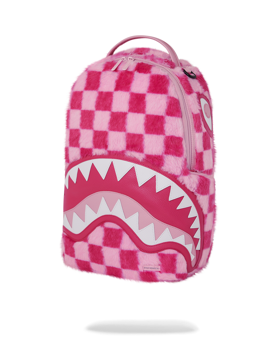 FURZILLA SHARK (PINK CHECK) BACKPACK
