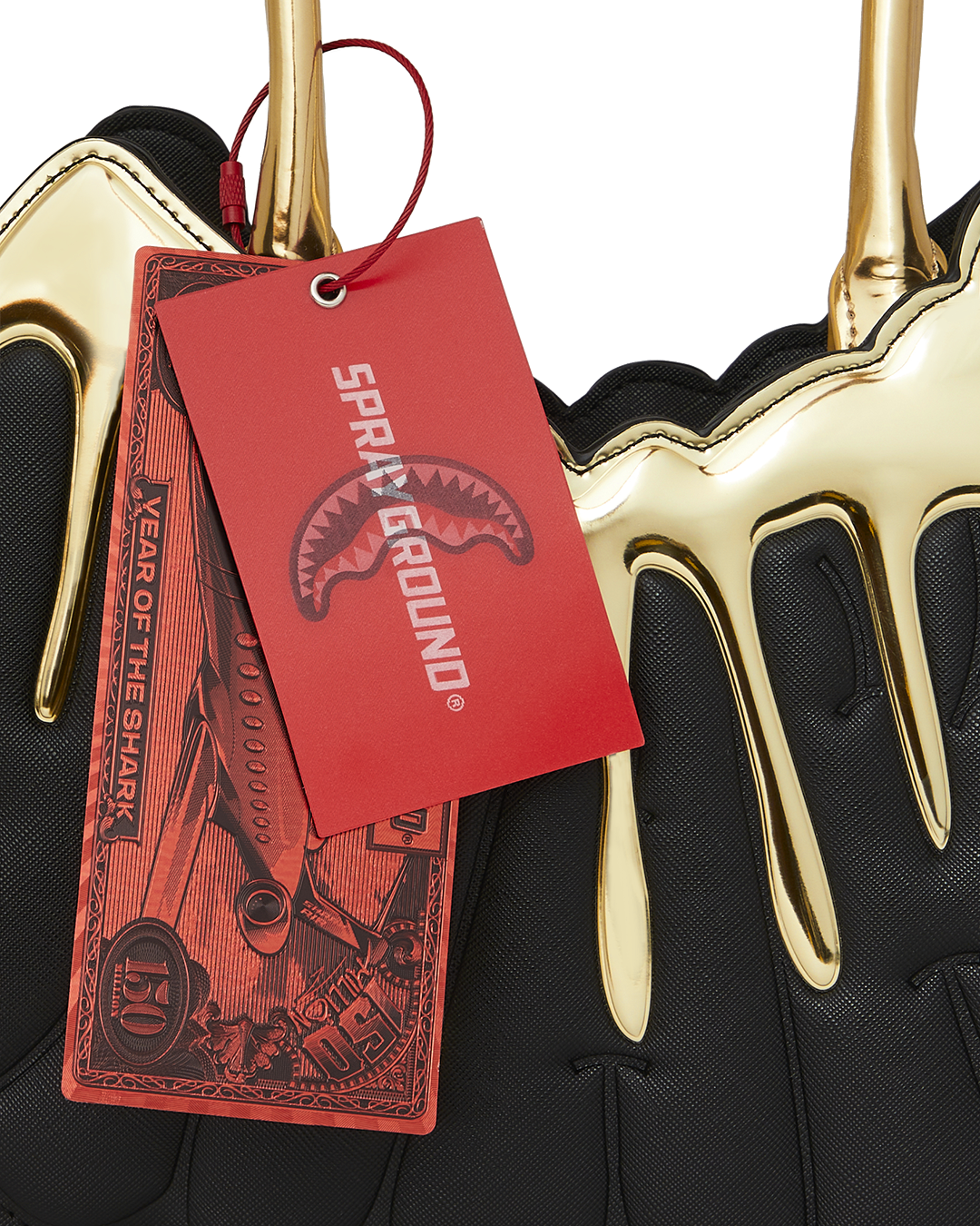 GOLDHEART SHARK DRIP HANDBAG