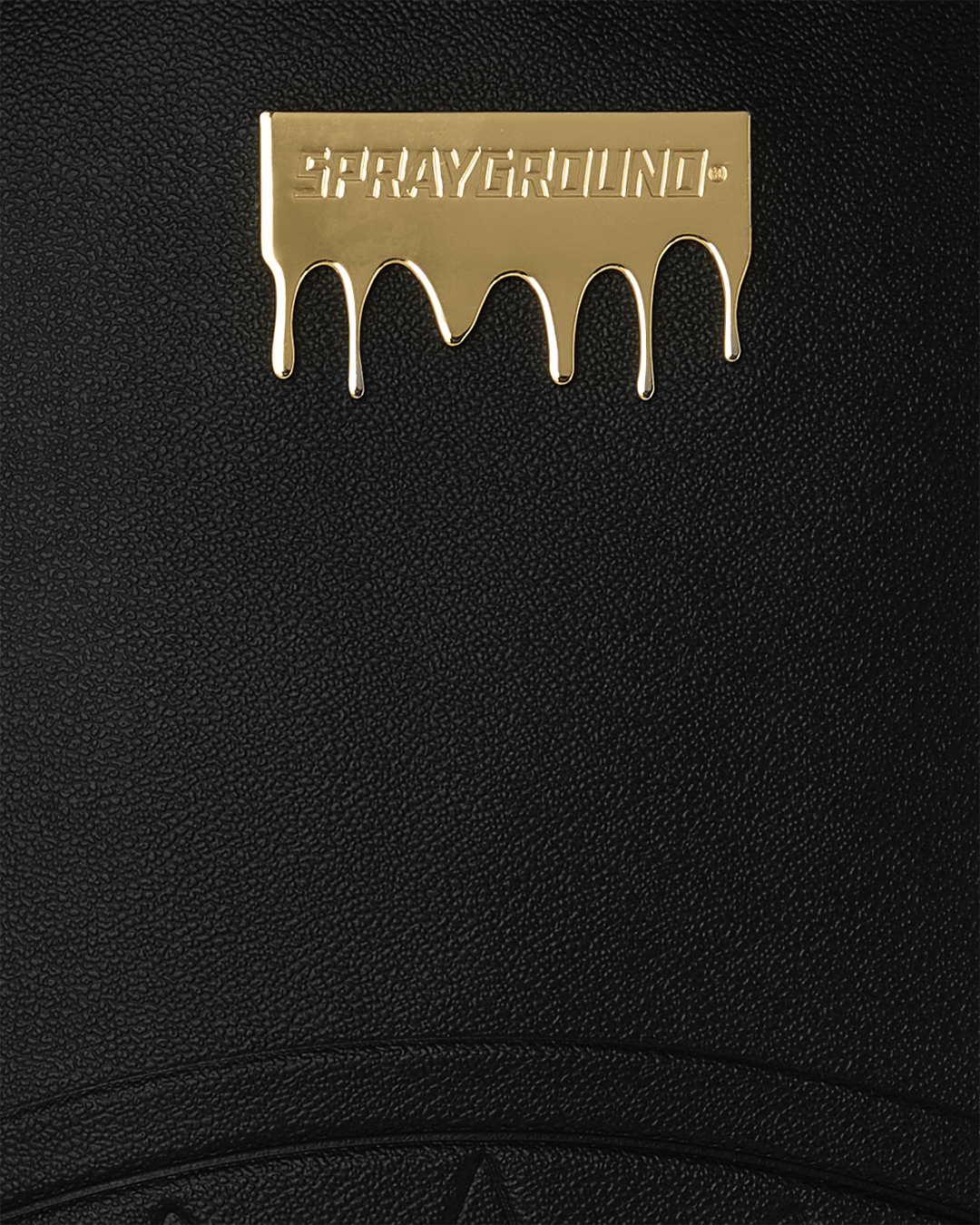 GOLD BRICK DRIP BLACK BACKPACK