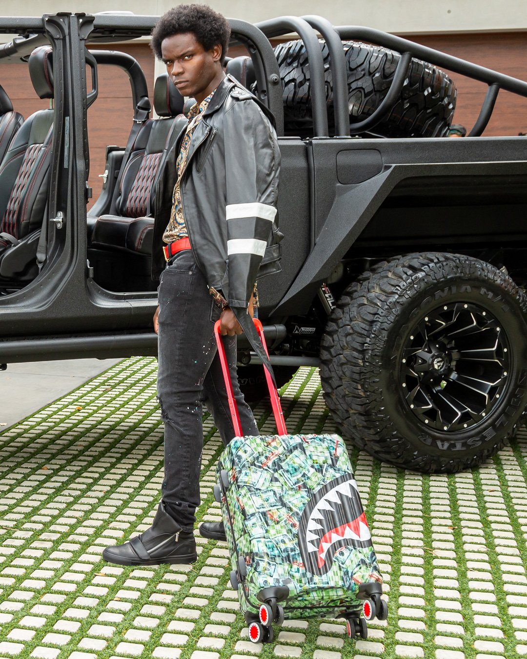 MAMA I MADE IT SHARKNAUTICS HARDSHELL CARRY-ON LUGGAGE