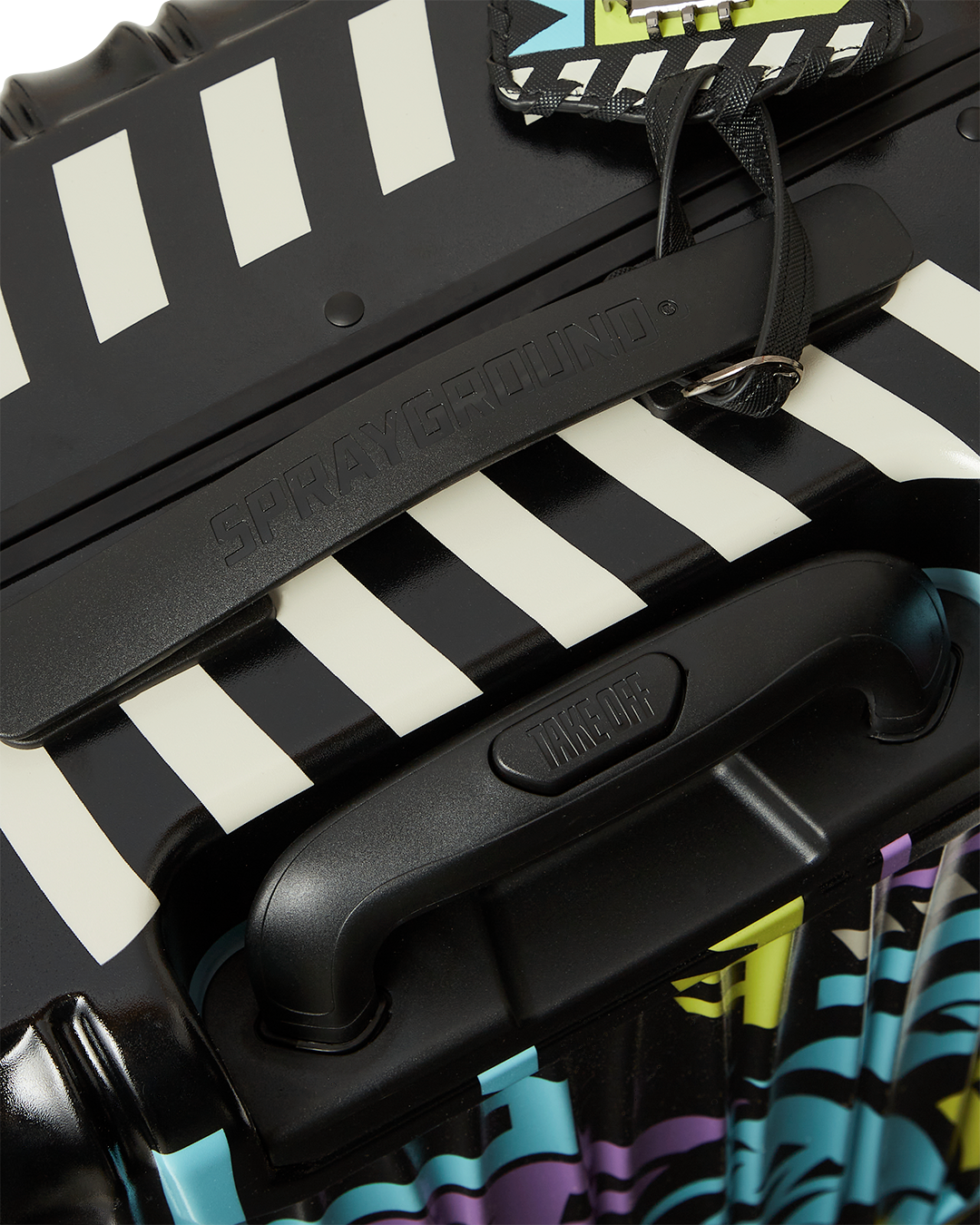 A.I. PATH TO THE FUTURE III HARDSHELL CARRY-ON LUGGAGE - SANDFLOWER COLLAB