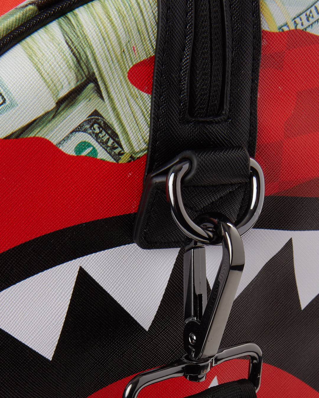 MONEY CAMO (RED) DUFFLE