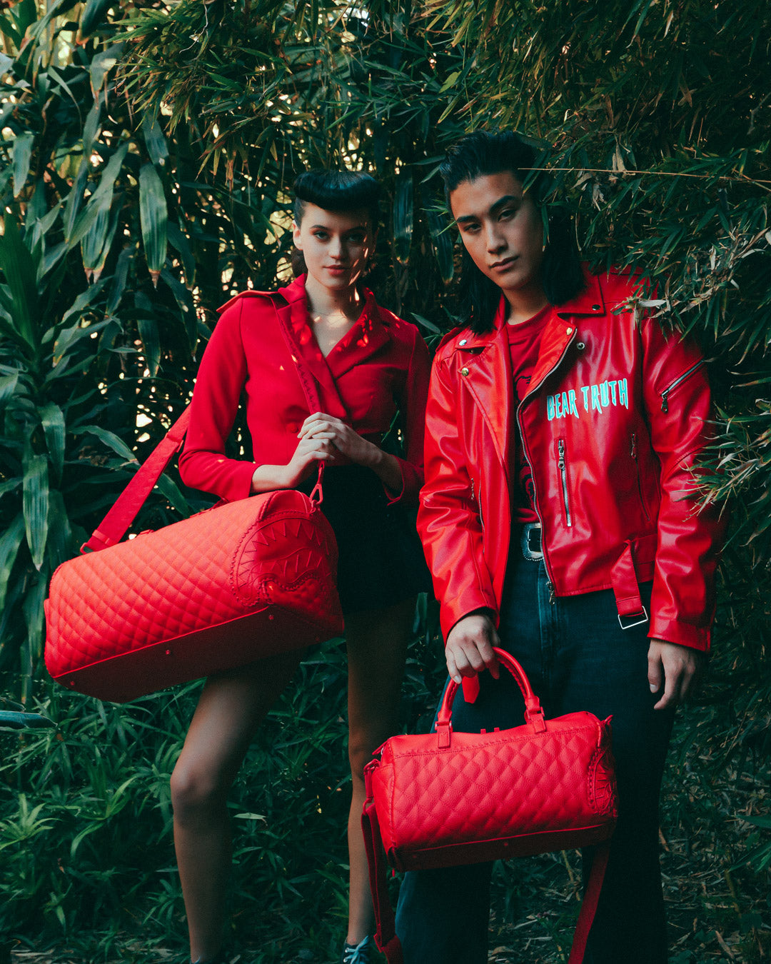 RED RIVIERA MINI DUFFLE