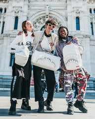 MONEY PATTERN POWDER MINI DUFFLE