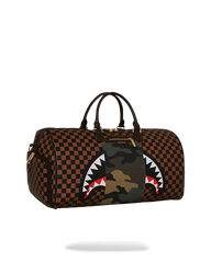 EXTERIOR GOLD ZIP POCKET SHARKS IN PARIS DUFFLE