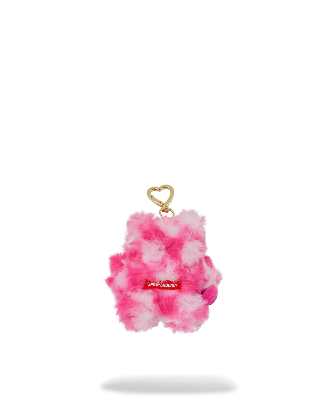 FURZILLA SHARK (PINK CHECK) KEYCHAIN
