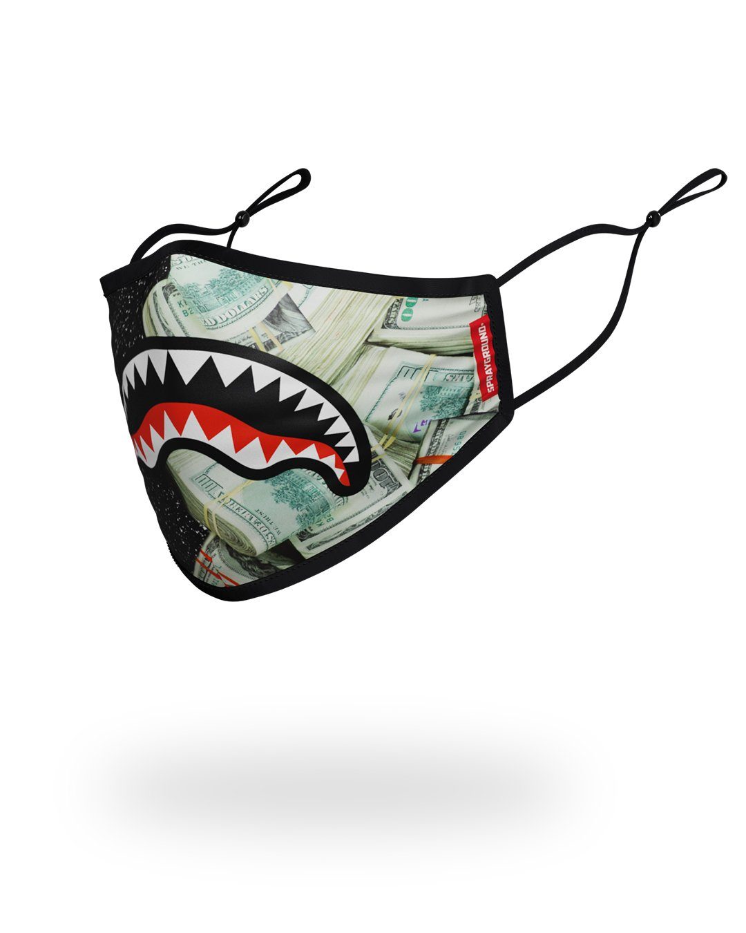ADULT PARTY SHARK FORM FITTING FACE MASK