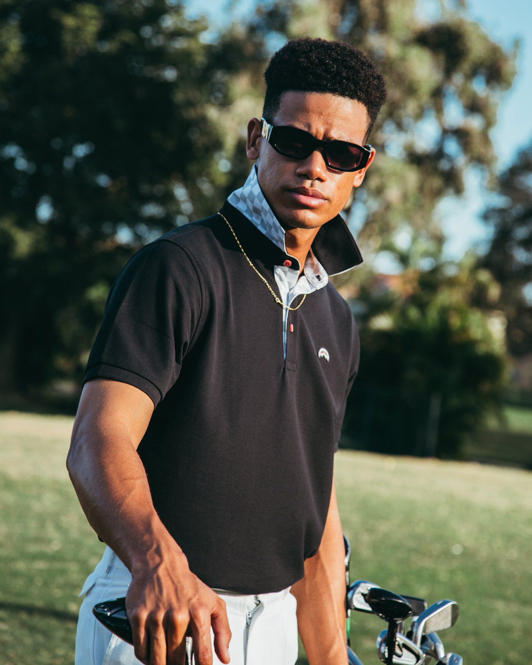 ROSE ALL DAY PIMA COTTON MADE IN PERU POLO