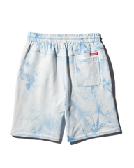 TIE DYE KNIT SHORTS (BLUE)