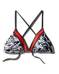 SCRIBBLE BIKINI TOP