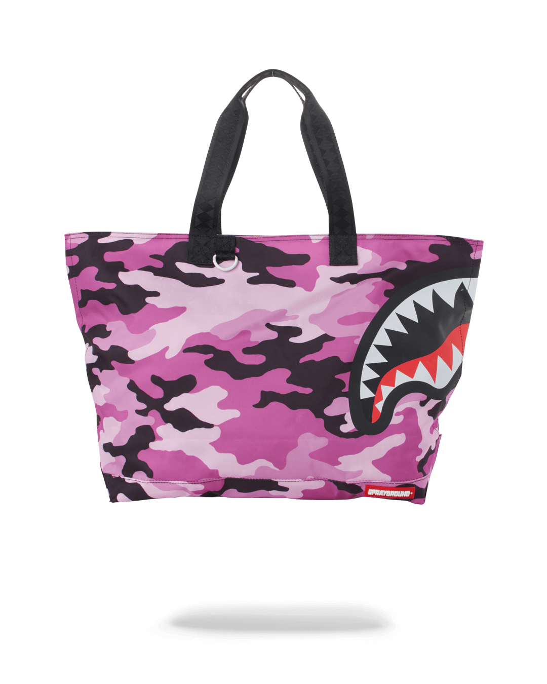 SPLIT CAMO BEACH TOTE