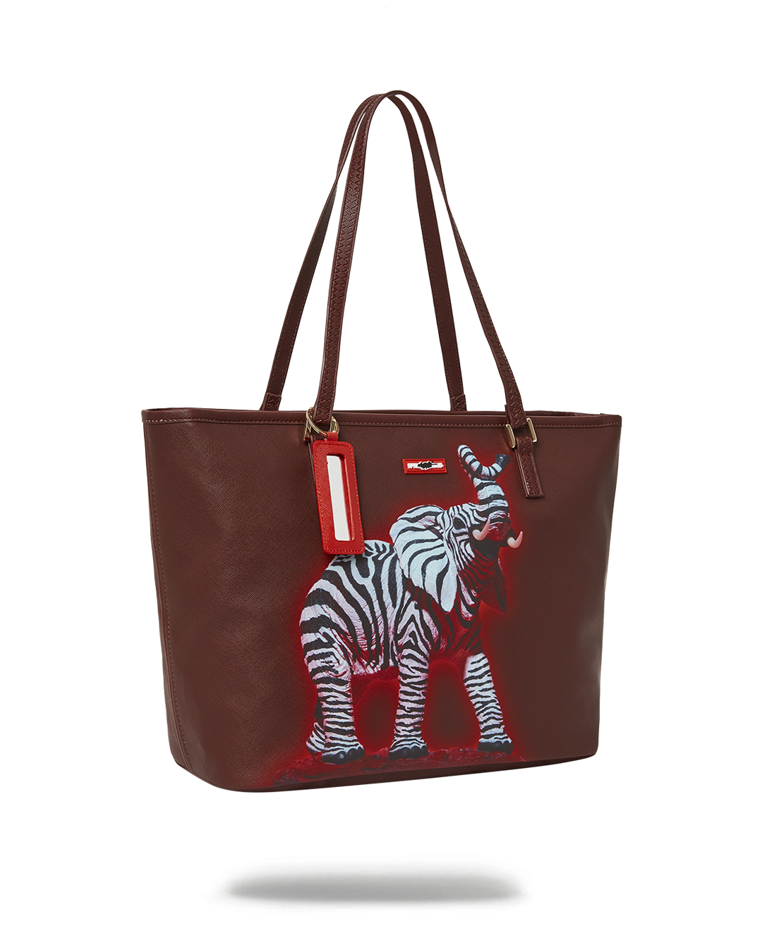 ZEBRA ELEPHANT RON ENGLISH COLLAB TOTE