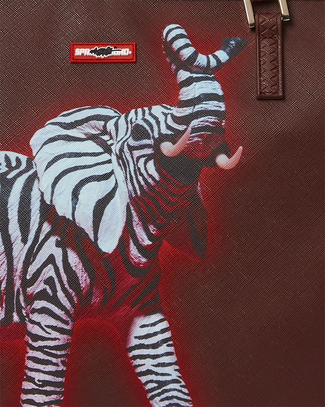 ZEBRA ELEPHANT RON ENGLISH COLLAB TOTE