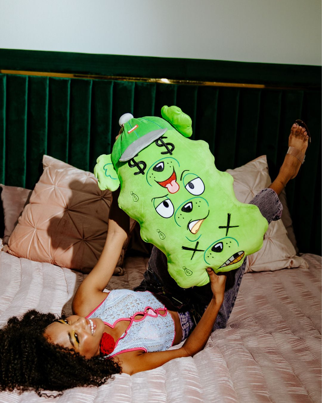 MONEYBEAR TRIPLE MONEY PLUSH TOY/PILLOW