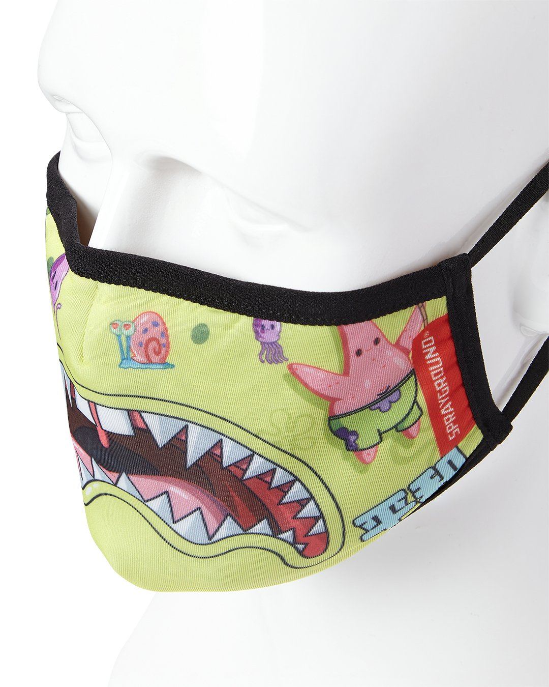 ADULT SPONGEBOB JAPAN SHARK FORM FITTING FACE-COVERING