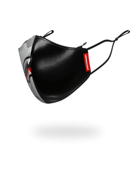 DAMAGE CONTROL STASH POCKET VEGAN LEATHER FACE MASK