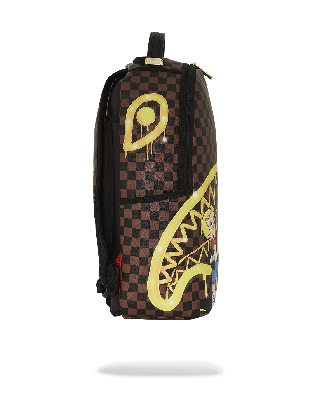 RICHIE RICH PAINT THE SHARK GOLD BACKPACK