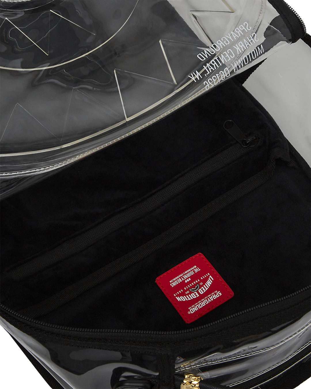 CLEAR BACKPACK - SHARK CENTRAL