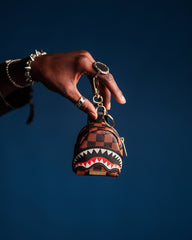 SAWTOOTH SHARKS IN PARIS BACKPACK KEYCHAIN