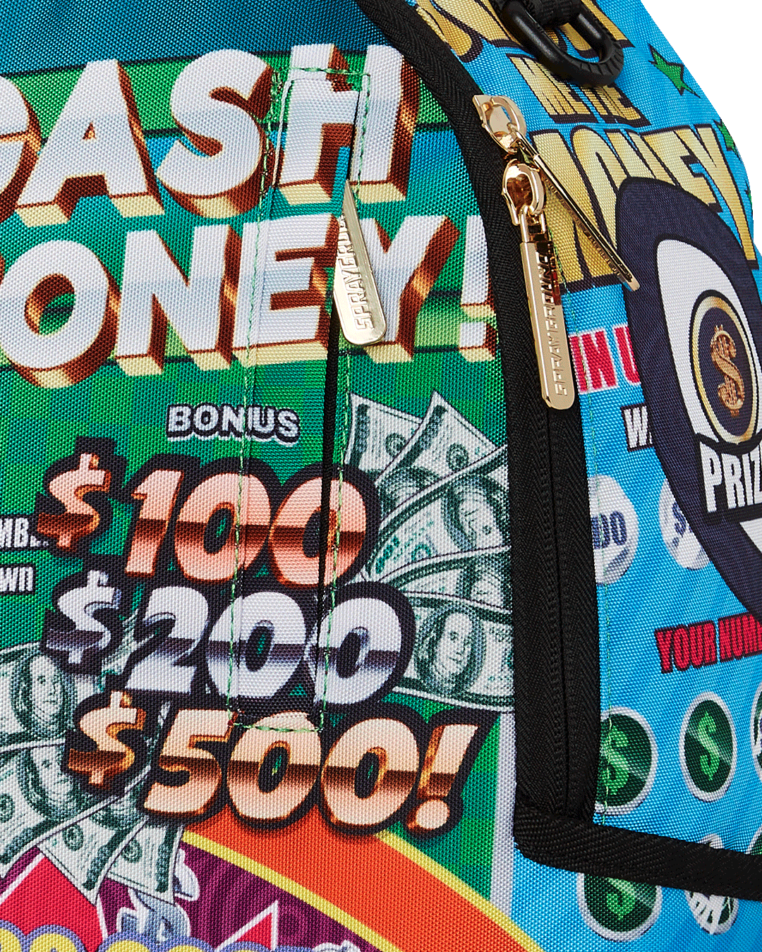 BIG MONEY BIG MONEY BACKPACK (COMES WITH SCRATCH OFF PLAYING CARD)