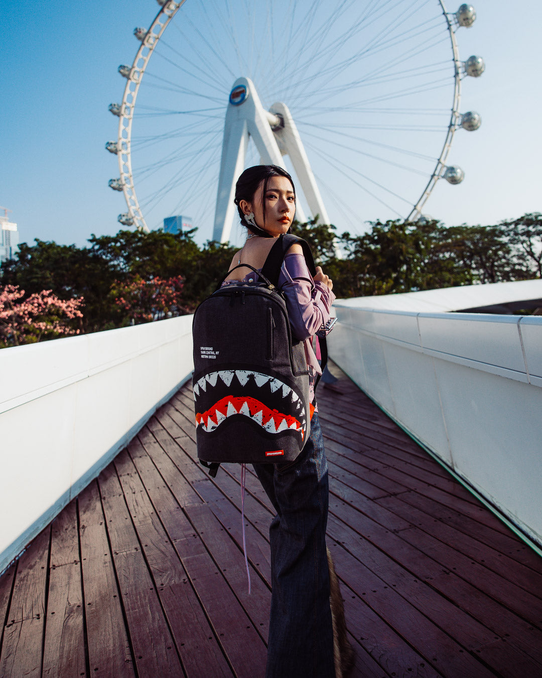 SHARK CENTRAL DENIM VENOM BACKPACK