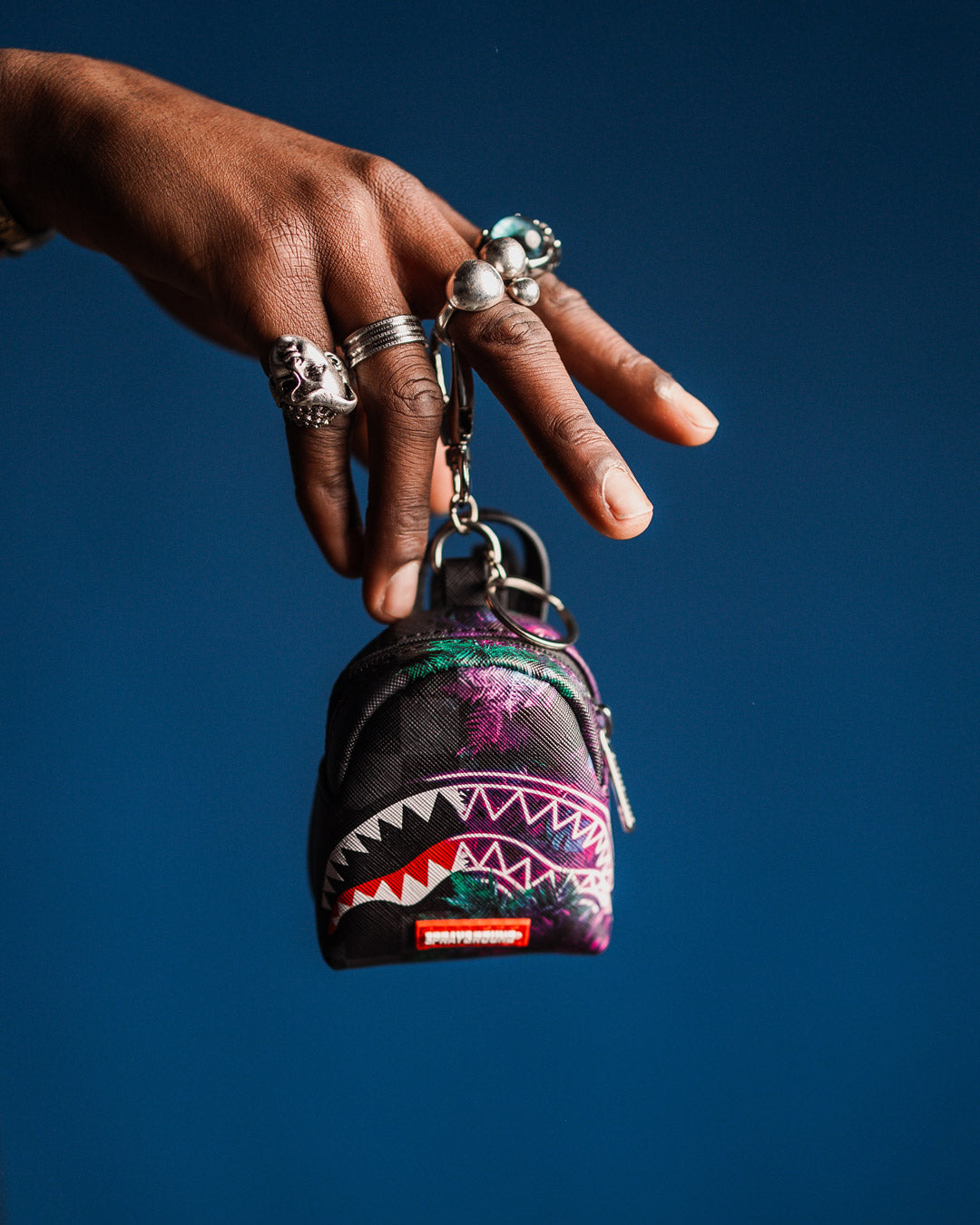 WELCOME TO THE PARTY BACKPACK KEYCHAIN