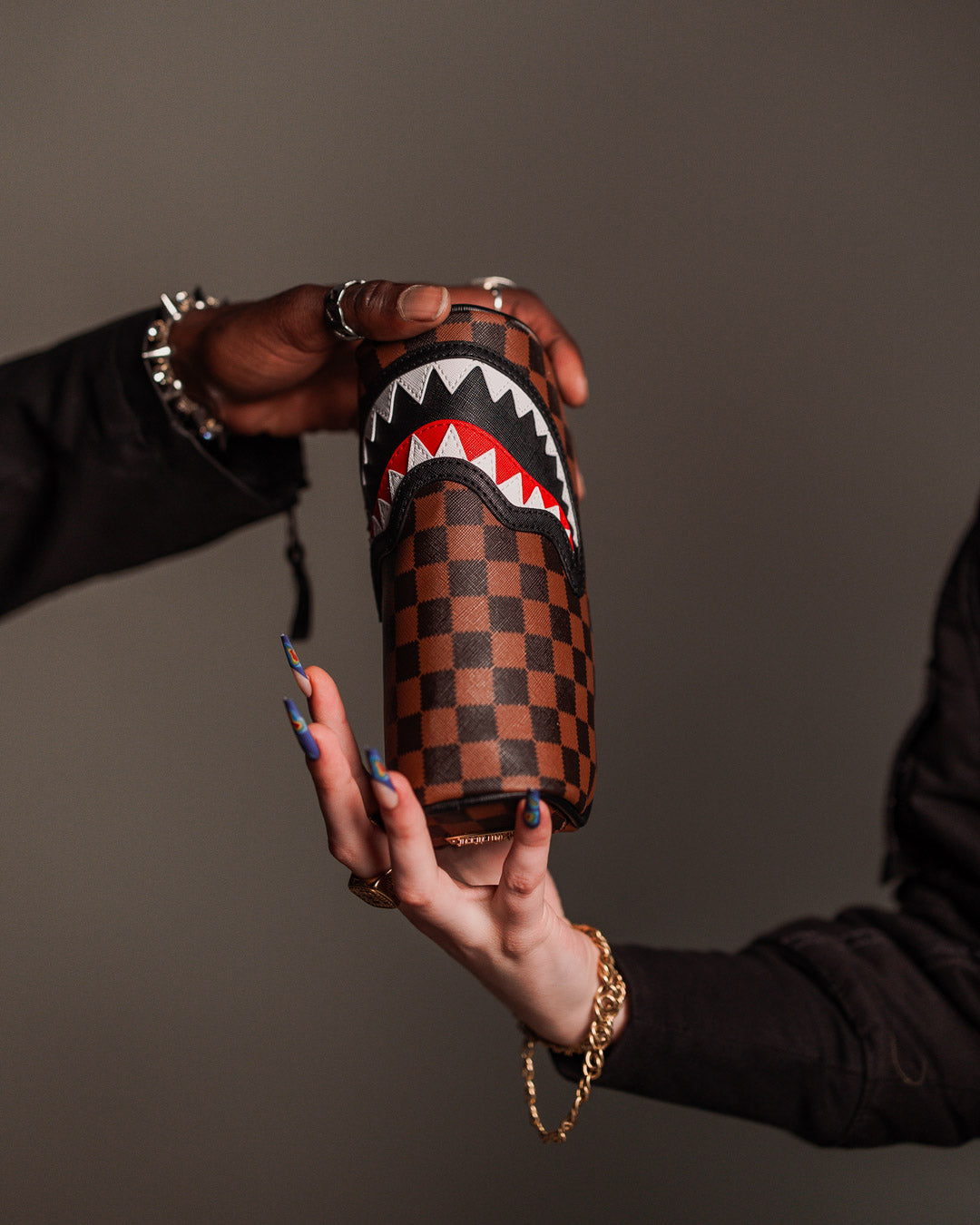 SAWTOOTH SHARKS IN PARIS POUCH