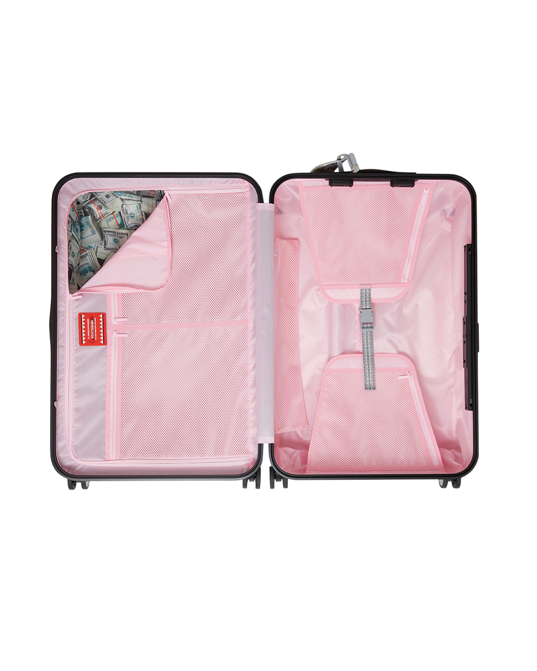 A.I. AFRICAN INTELLIGENCE ELEGANT ENERGY SHARKITECTURE FULL SIZE LUGGAGE - SANDFLOWER COLLAB