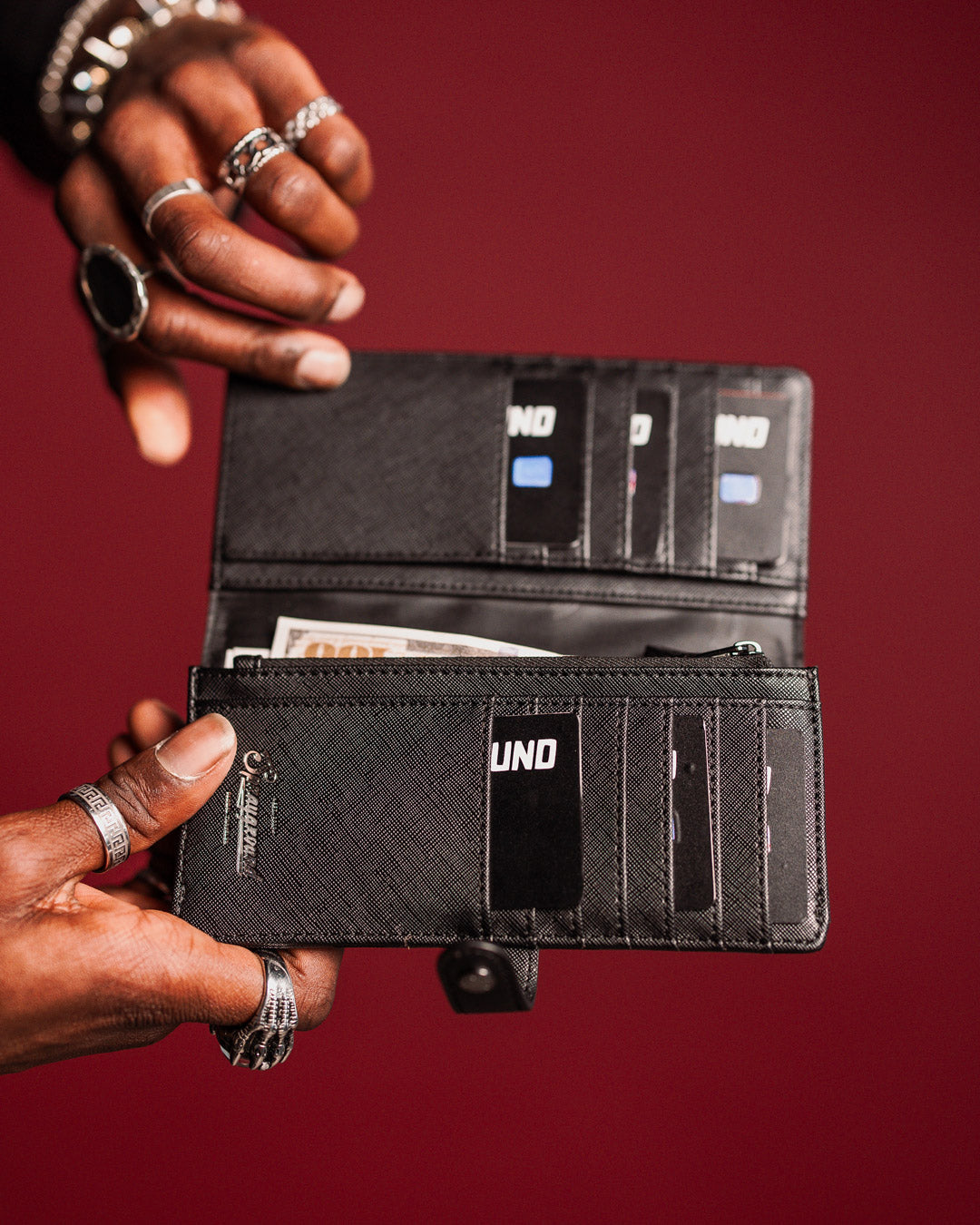 MIDNIGHT CHATEAU SINGLE-FOLD WALLET