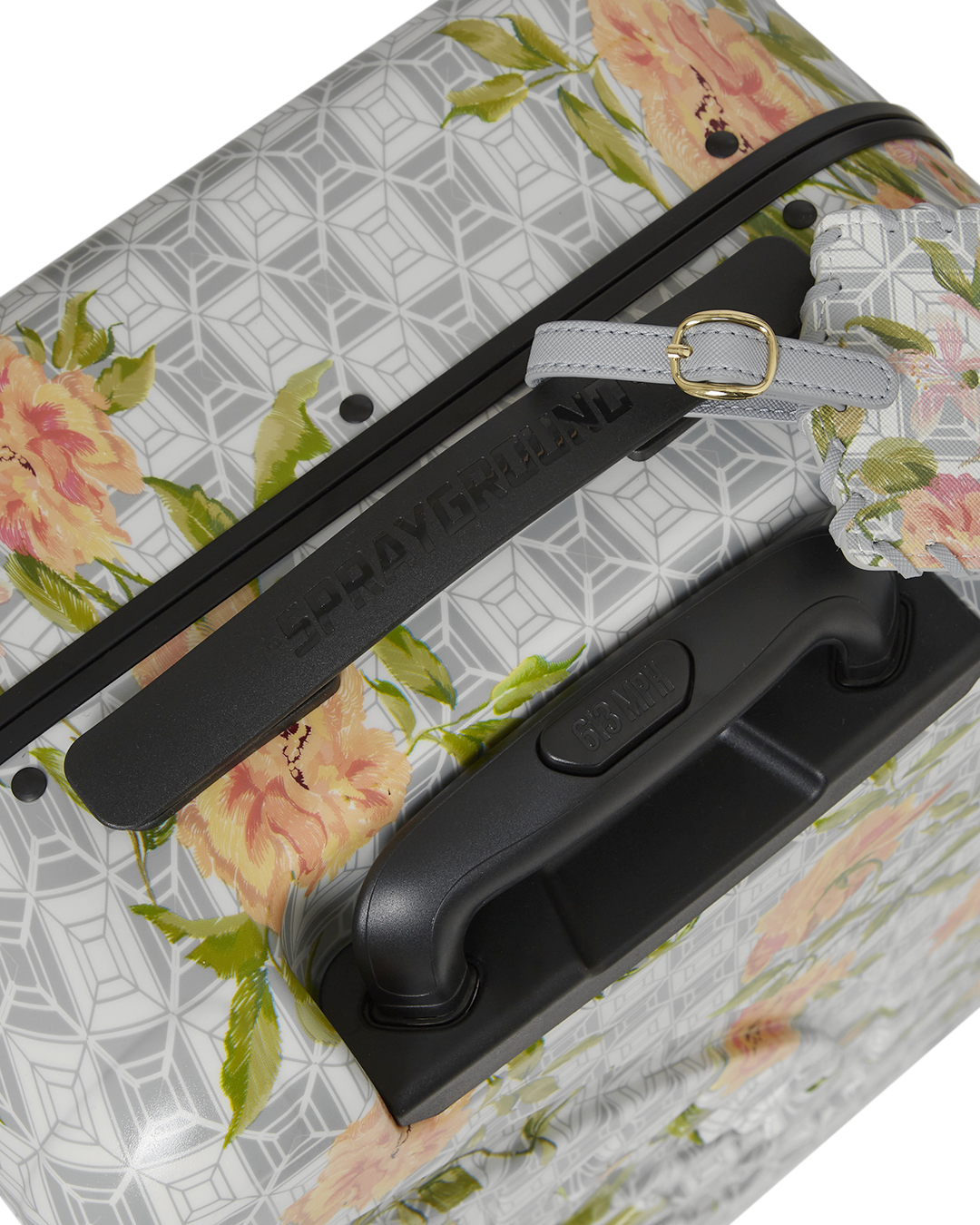 A.I. AFRICAN INTELLIGENCE ELEGANT ENERGY SHARKITECTURE CARRY-ON LUGGAGE - SANDFLOWER COLLAB