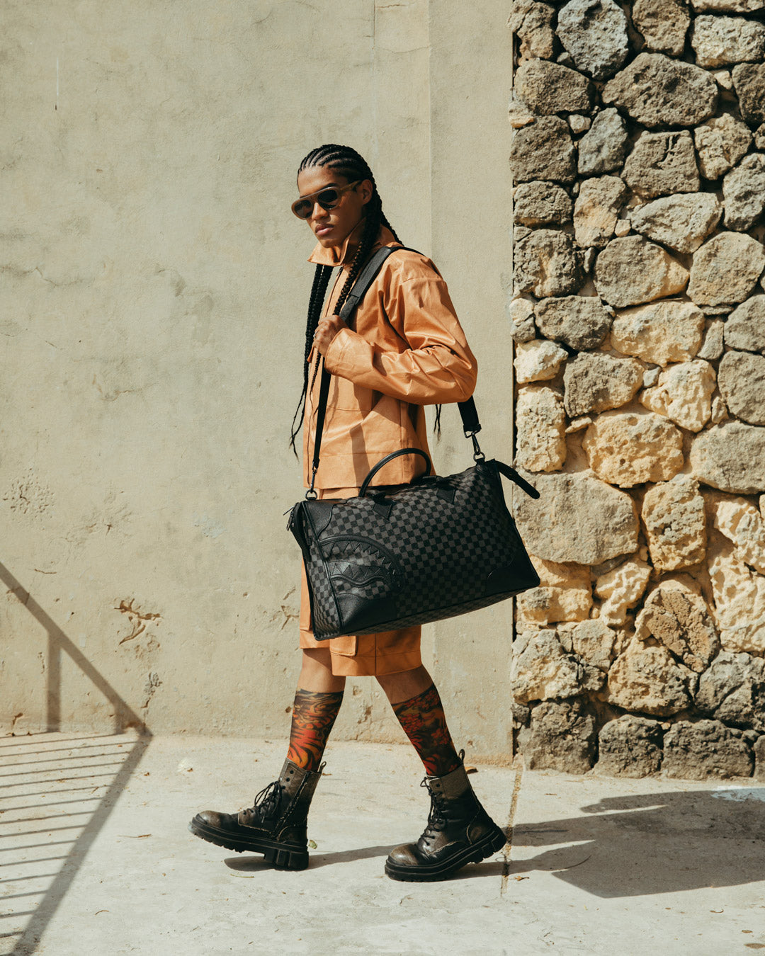 MIDNIGHT CHATEAU PYRAMID DUFFLE