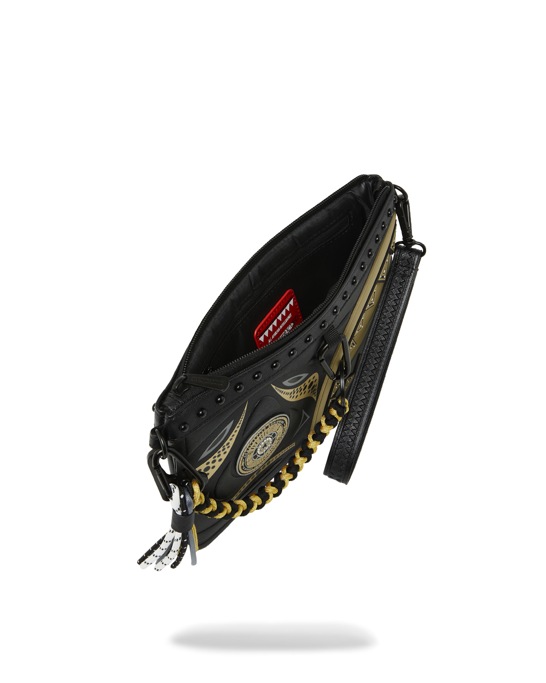 A.I. AFRICAN INTELLIGENCE SHARKS OF THE GOLD OCEAN CROSSOVER CLUTCH - SANDFLOWER COLLAB