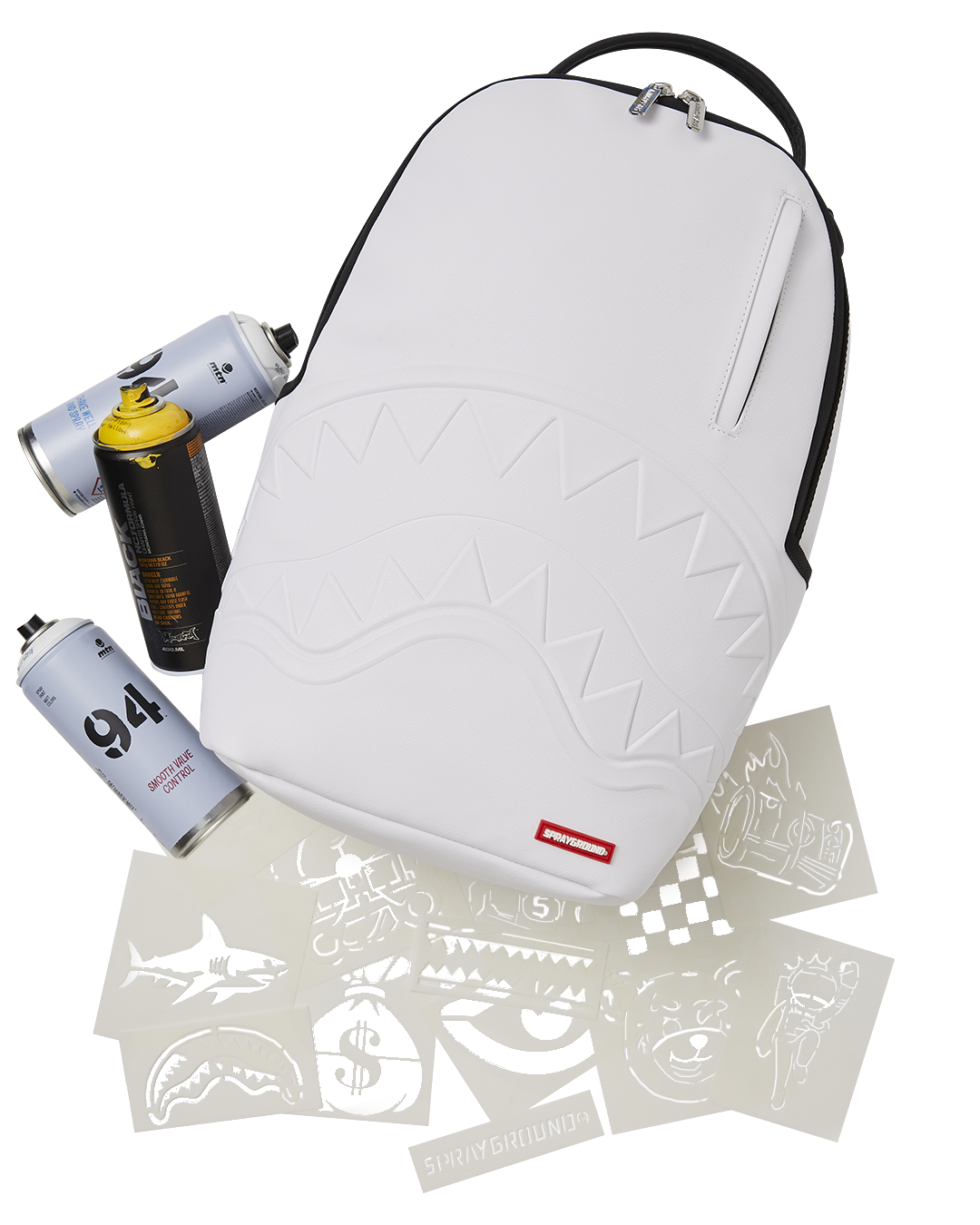 GRAFFITI ARTIST - DESIGN YOUR OWN BACKPACK - 9 STENCILS INCLUDED