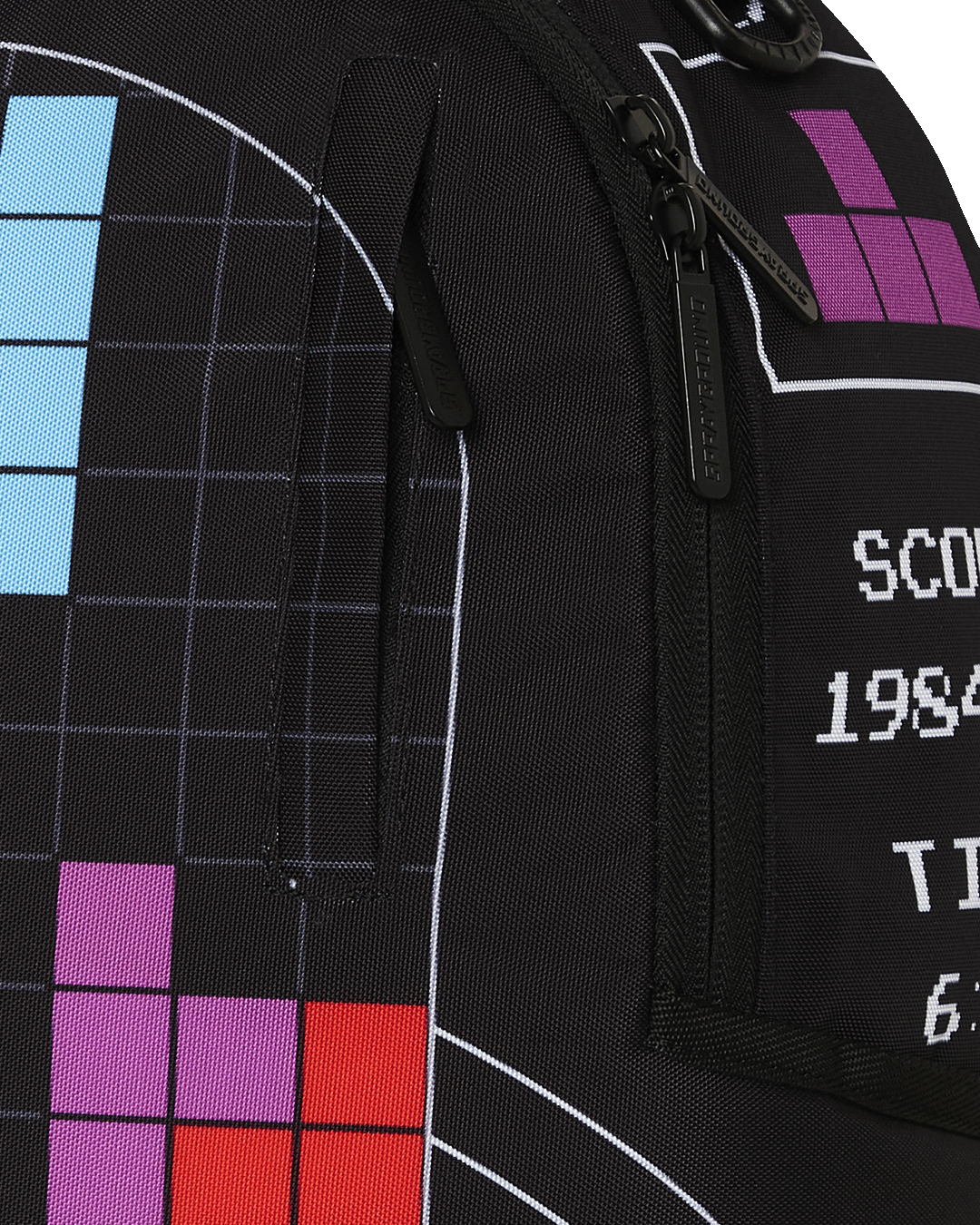 TETRIS WITH DIABLO AND MONEY BEAR BACKPACK