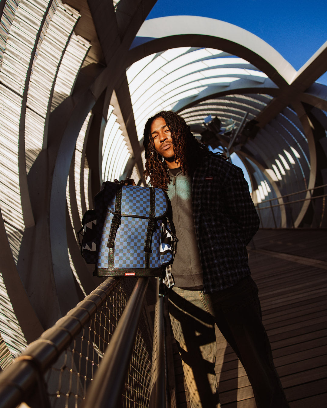 MIDNIGHT MAGIC SHARKS IN PARIS MONTE CARLO BACKPACK