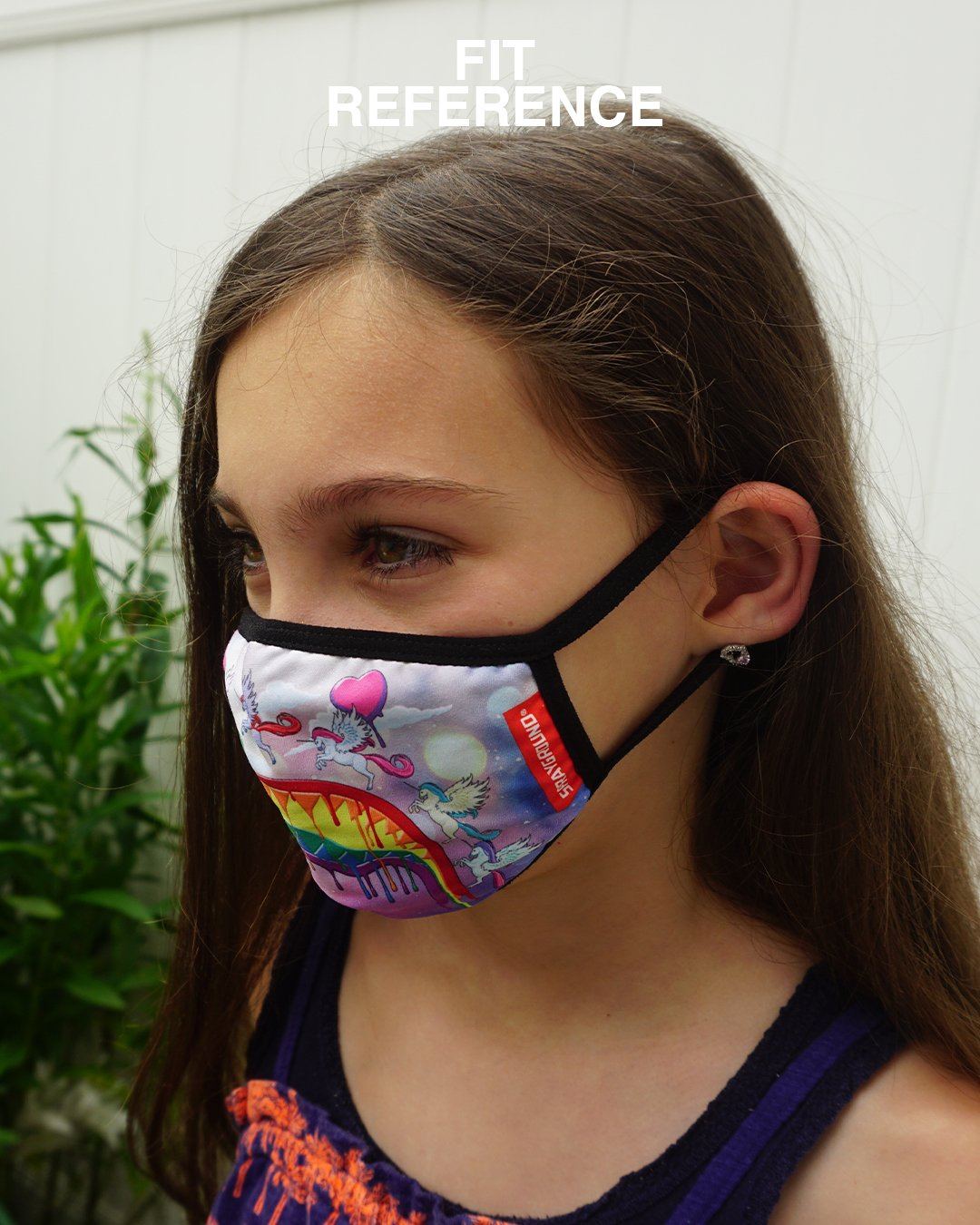 KIDS FORM FITTING MASK: RAINBOW BOUNCE